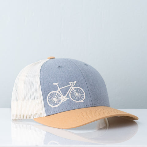 Bike Trucker Hat - Birch