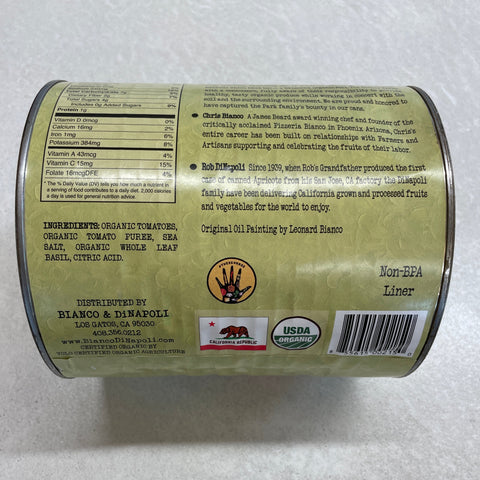 Bianco DiNapoli Organic "Rustic Crush" Tomatoes #10 Can