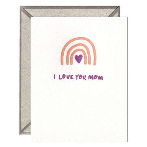 I Love You, Mom - Mother's Day card - Final Sale
