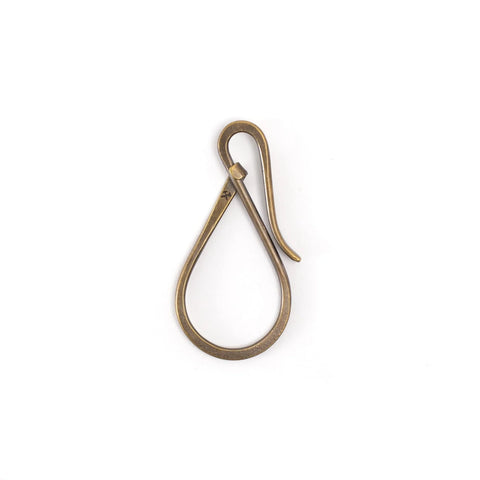 Workshop Keyholder Key Ring- Brass / Work Patina