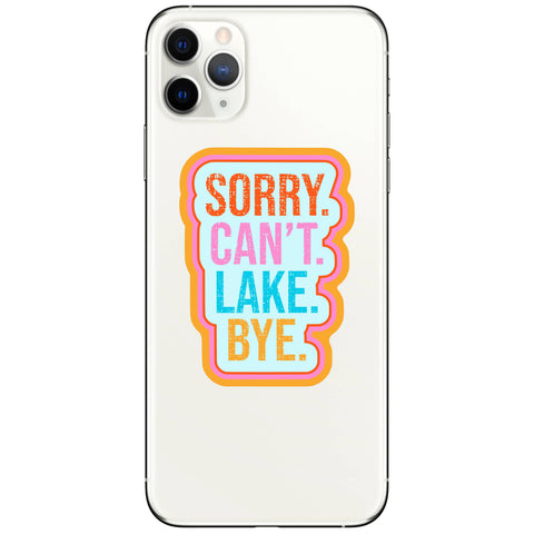 Lake Cabin Boating Up North Camp High Quality Vinyl Sticker