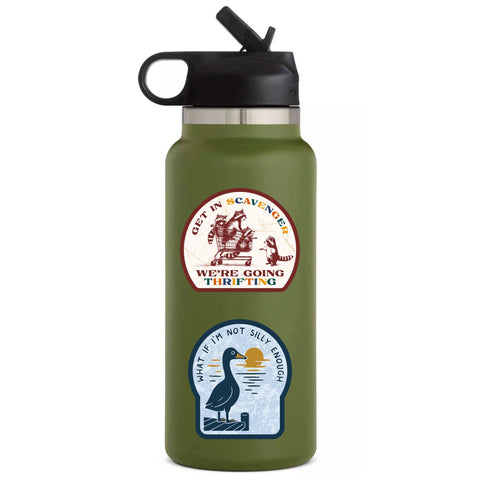 Cute Funny Thrift Shop Raccoon High Quality Vinyl Sticker