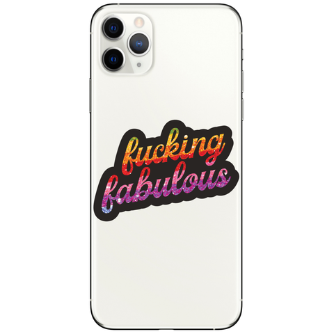 F**king Fabulous Holographic Vinyl Sticker