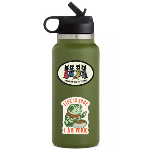 Funny Frog Soup Life Sarcasm High Quality Vinyl Sticker