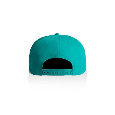 Bicycle Embroidered Nylon Trucker Cap, Topaz Forest