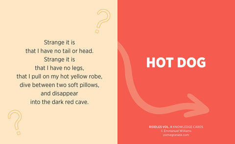 Riddles, Vol. II Knowledge Cards