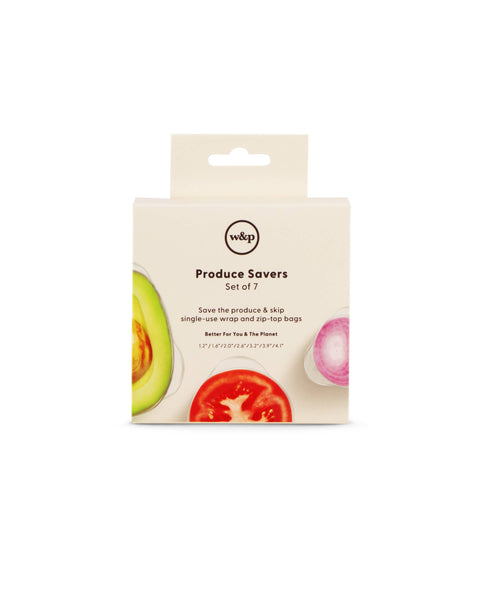 Produce Saver Silicone Stretch Lids - Set of 7 Sizes