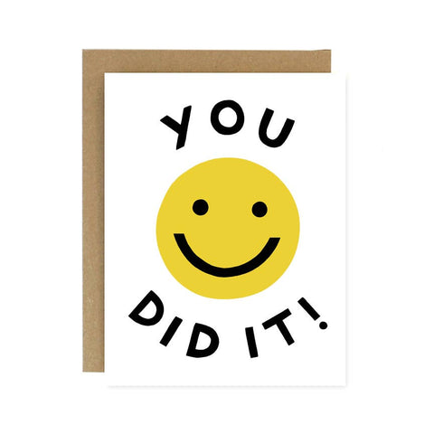 You Did It! Congratulations Card