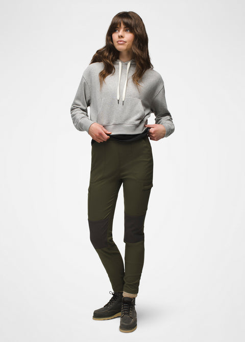 Cozy Up Crop Hoodie - Heather Grey