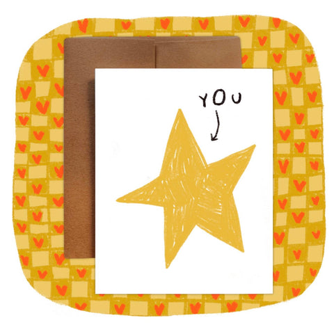 YOU ARE A STAR Greeting Card