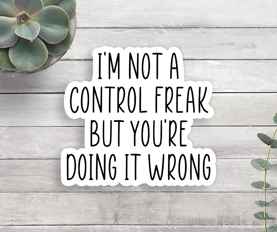 Control Freak Sticker Control Freak Vinyl Sticker – Vital Industries