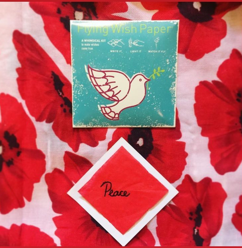 PEACE DOVE / Mini kit with 15 Wishes + accessories