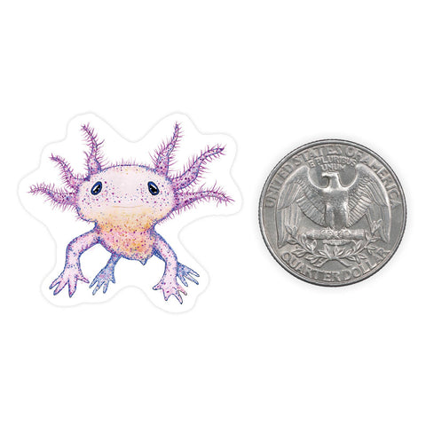 Axolotl - Mini Sticker
