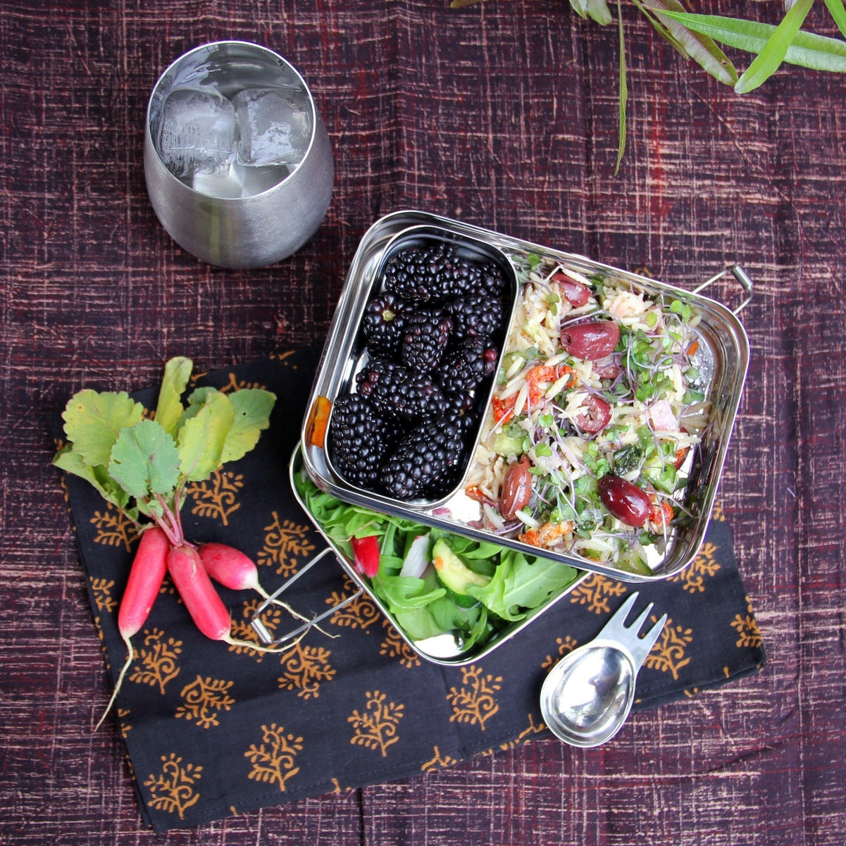 ECOlunchbox Three-in-One Giant Lunch Food Container