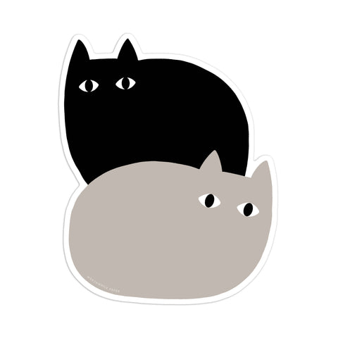 Loaf Cats Die Cut Sticker