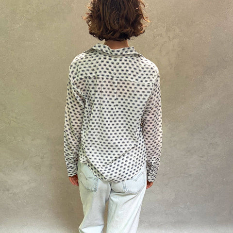 Pali Top- Rosa Snow in Lightweight Cotton