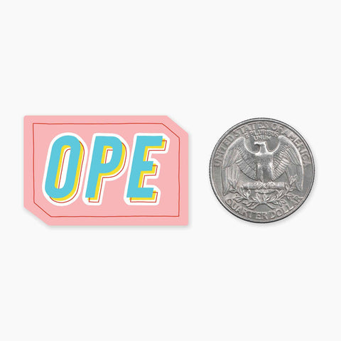 OPE - Mini Sticker