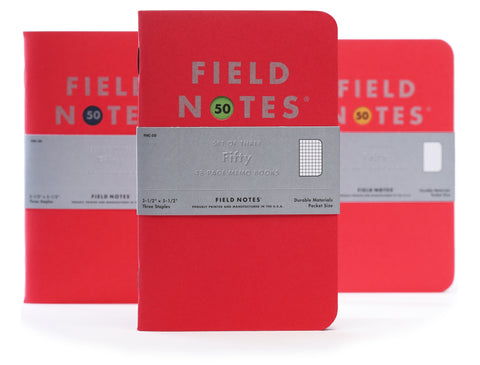 Field Notes-Fifty 3-pack