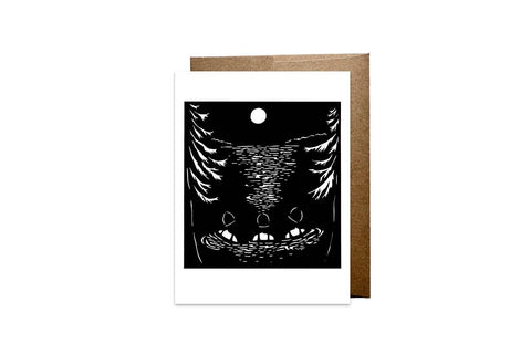 "Moonlight Swim" Card