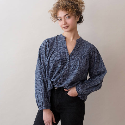 Isobel Top- Esmee Navy