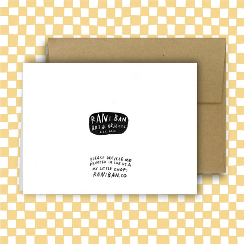 BIRTHDAY NUDITY Greeting Card