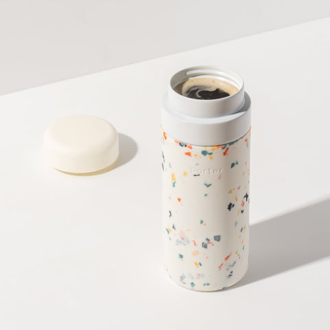 Porter Insulated Ceramic Stainless Steel Coffee & Drink Bottle 16oz - Terrazzo