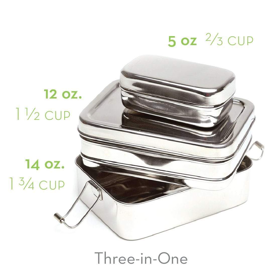 ECOlunchbox Three-in-One Classic Lunch Food Container