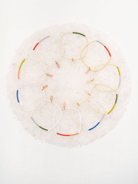 Gold Wrapped Square Bangle