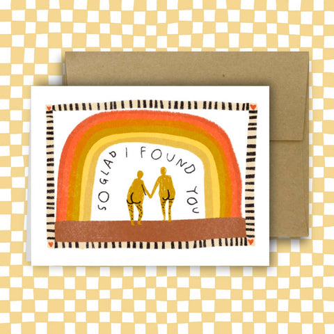 SO GLAD I FOUND YOU Greeting Card