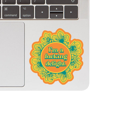F**king Delight Swear Funny High Quality Vinyl Sticker