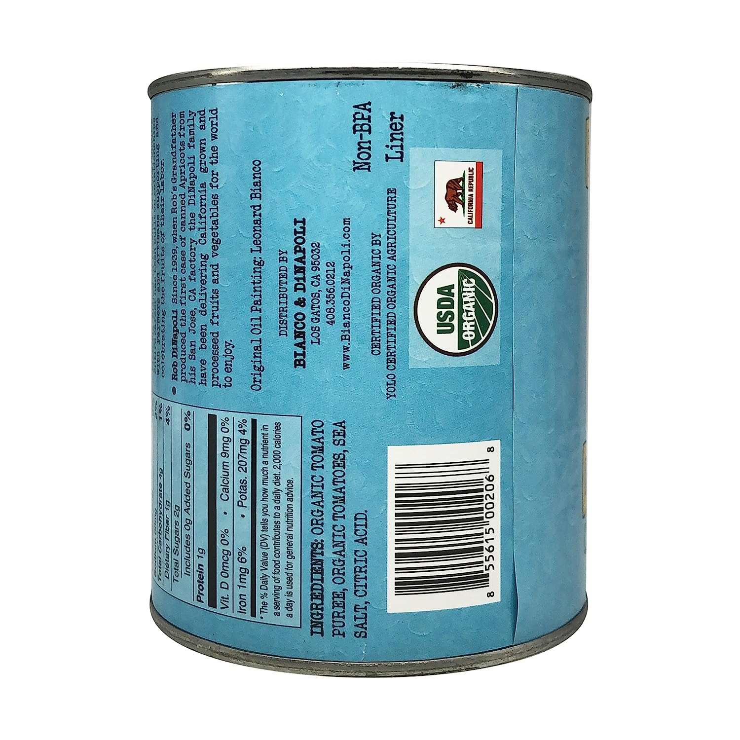 Bianco Dinapoli Organic Crushed Tomatoes, 28 OZ