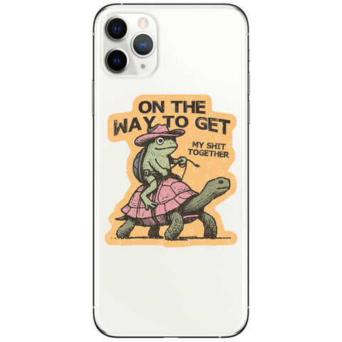 Swear Frog Cowboy Funny Turtle High Quality Vinyl Sticker