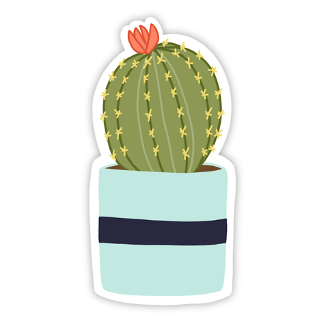 Potted Succulent, Cactus Plant Vinyl Sticker