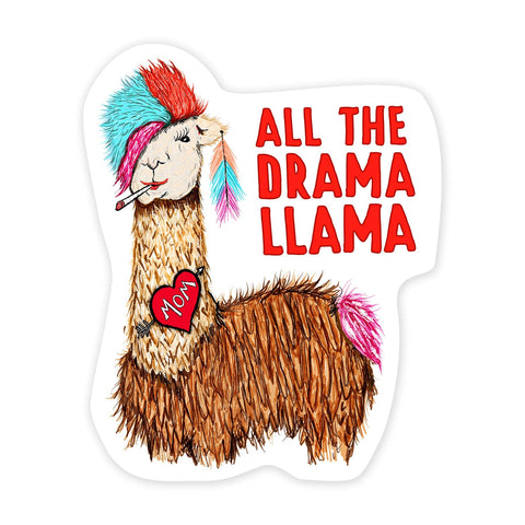 Drama Llama - Mini Sticker