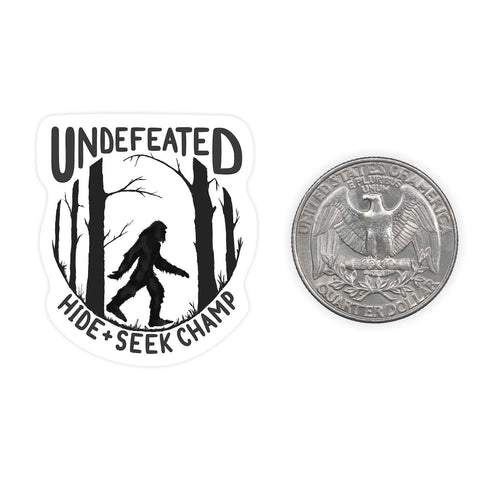 Undefeated - Mini Sticker