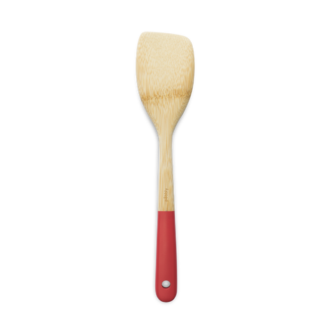 Bamboo Large Spatula - Red