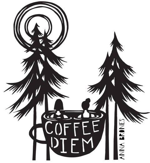"Coffee Diem" Sticker