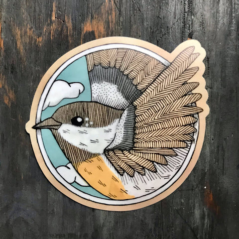 Chickadee East Vinyl Sticker