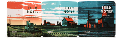 Heartland Field Notes Memo Book, 3-Pack
