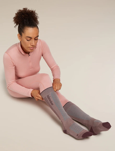 Women's Merino Ski+ Medium Over The Calf Socks