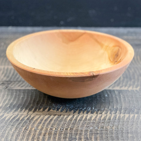 Birch Wood Knotty Bowl