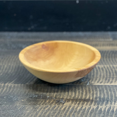 Birch Wood Knotty Bowl
