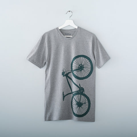 Men's Mountain Bike Short Sleeve T-shirt, Medium, Tri-blend