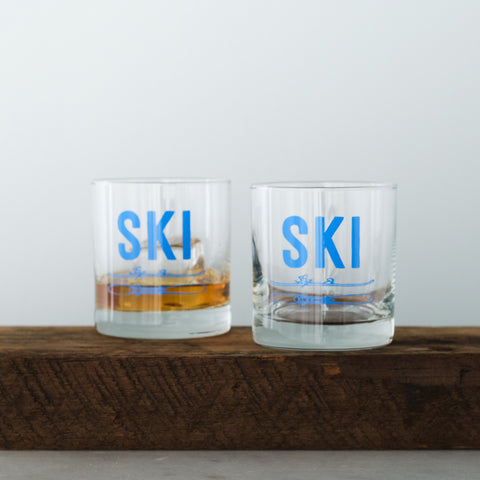 Ski and Ride Snowboard Rocks Glasses