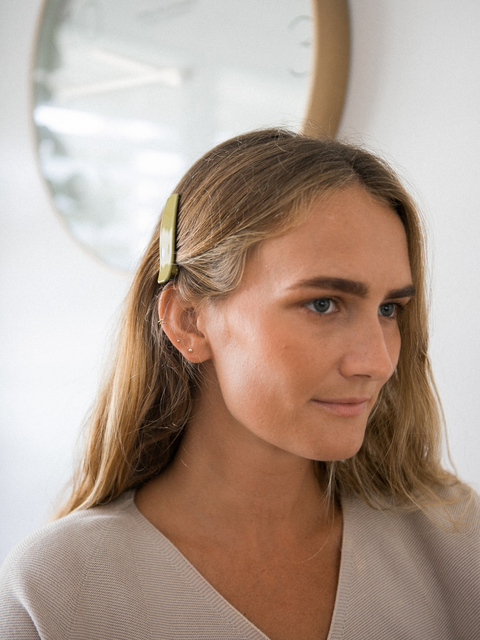 Lani Hair Clips, Assorted: Forest + Olive