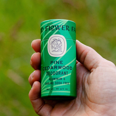 Pine Cedarwood Deodorant / 2.75 oz Biodegradable Stick