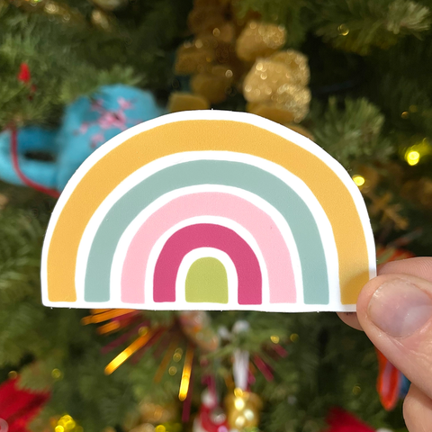 Rainbow Cute Simple Modern Vinyl Sticker