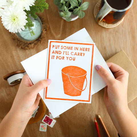 I'll Carry It For You Sympathy Card