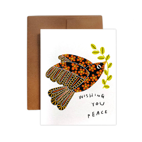 WISHING YOU PEACE Card