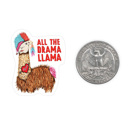 Drama Llama - Mini Sticker